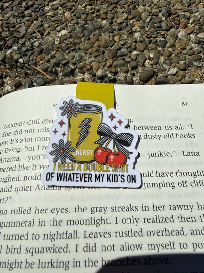 Double Shot Magnetic Bookmark