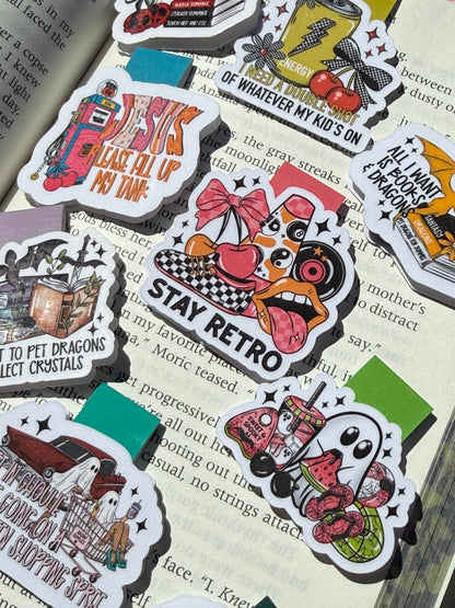 Spooky Shopping Magnetic Bookmark