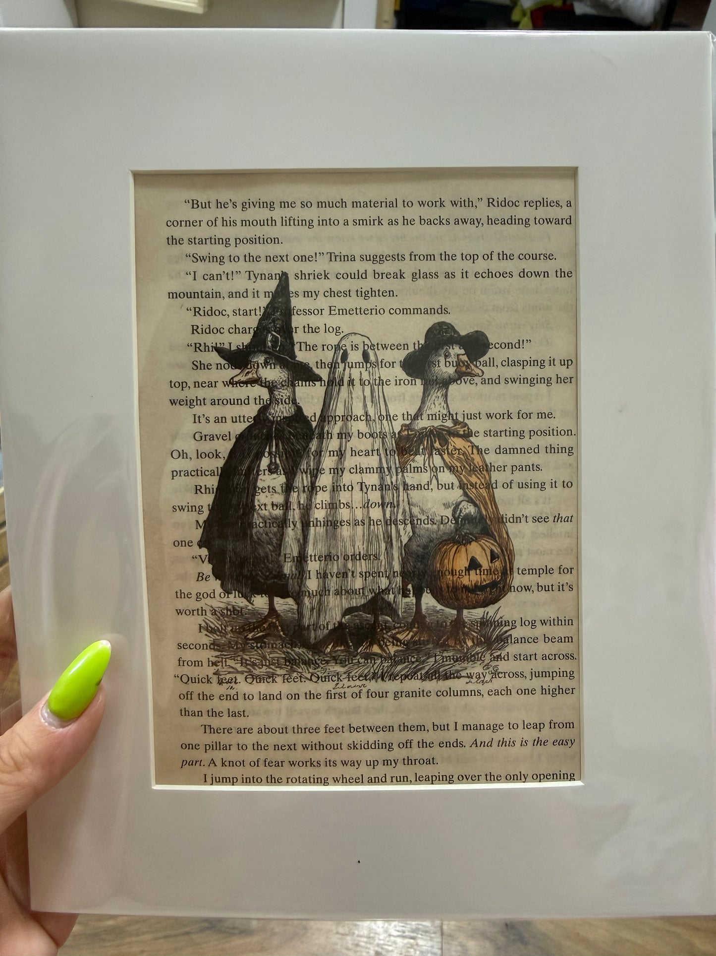 Goose Ghouls Art Print