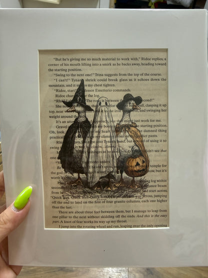 Goose Ghouls Art Print