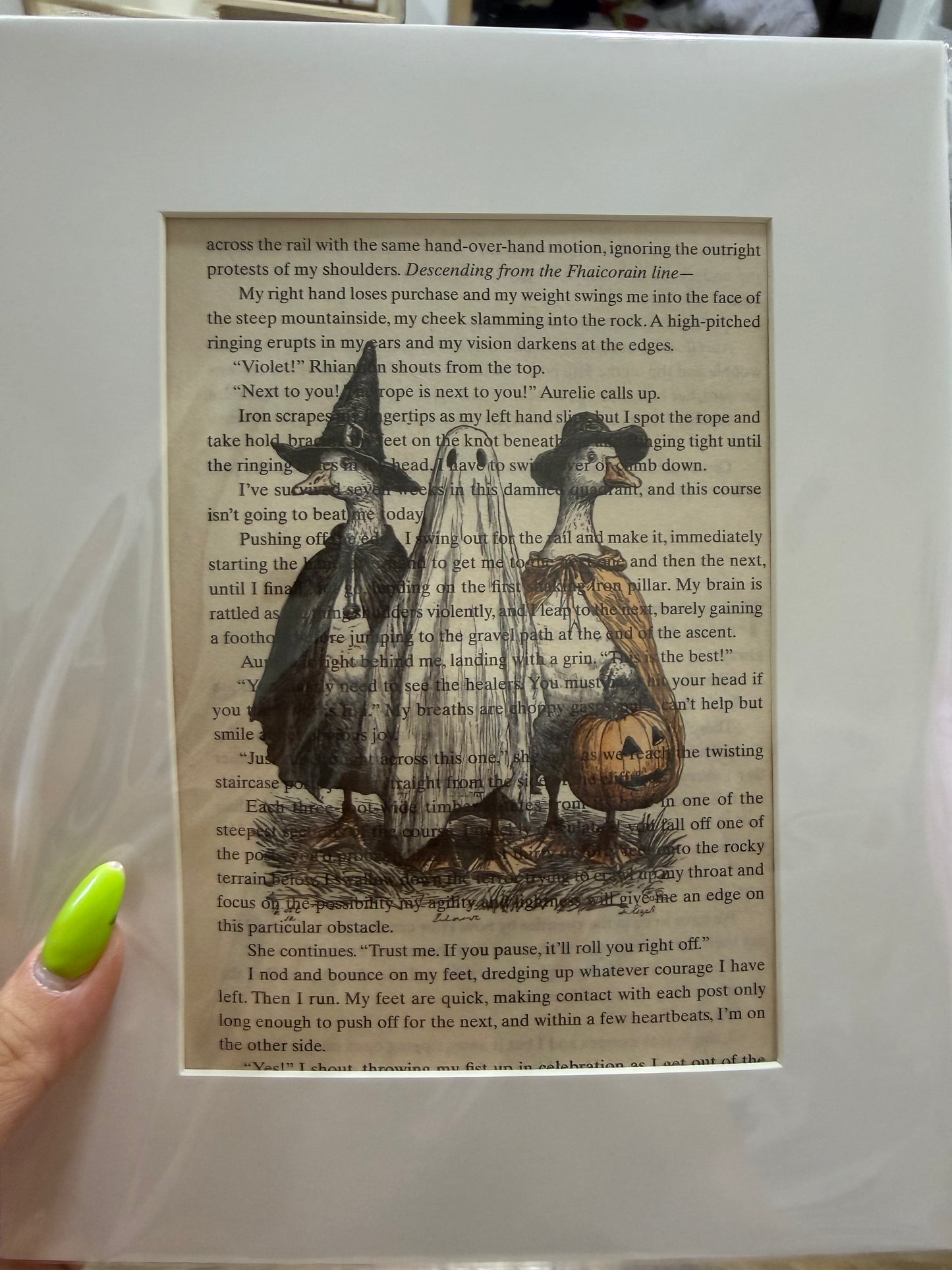 Goose Ghouls Art Print