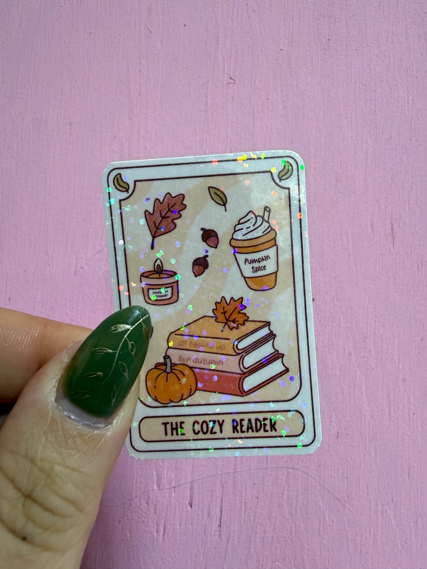 Cozy Reader Sticker