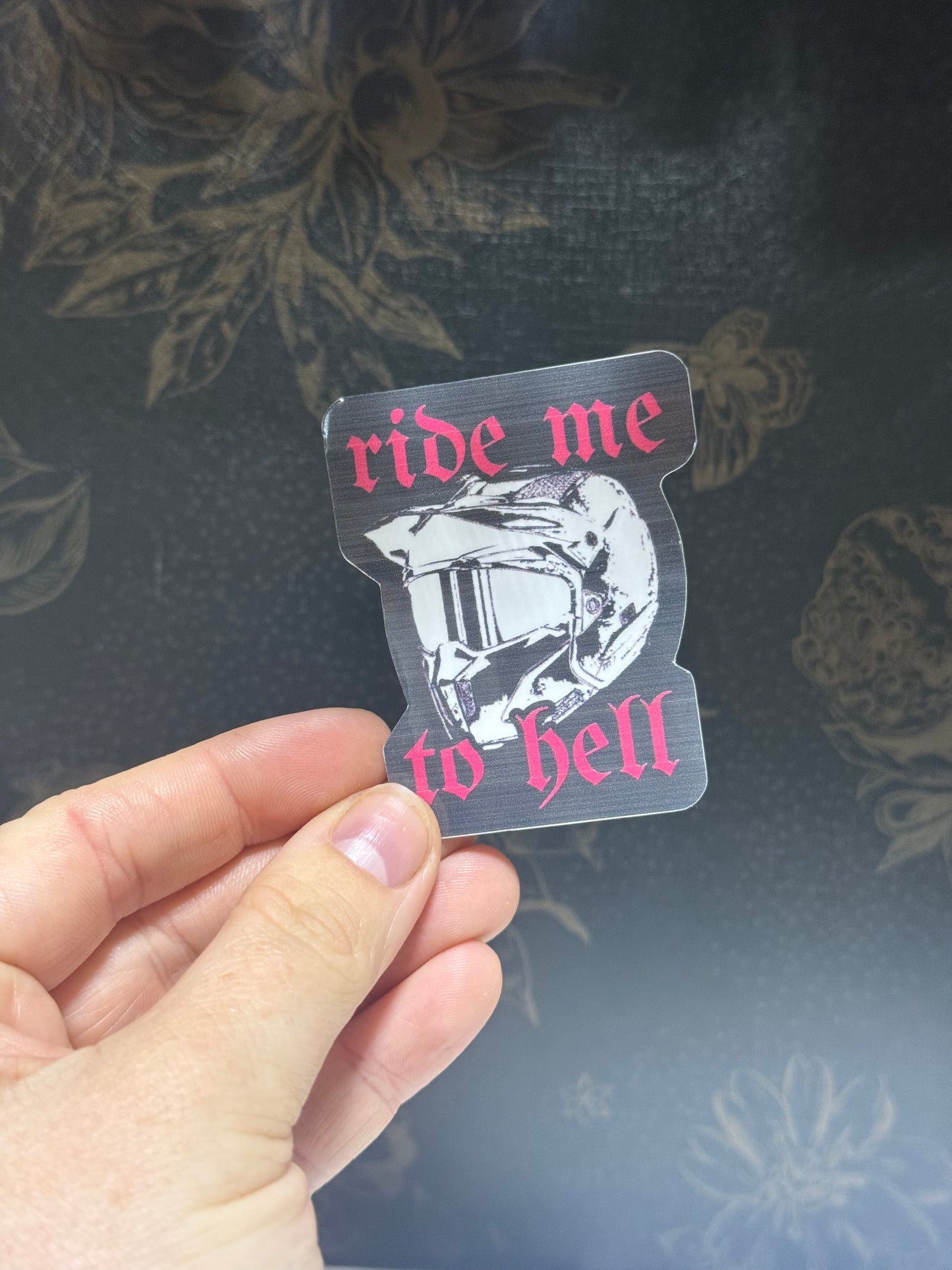 Ride me sticker