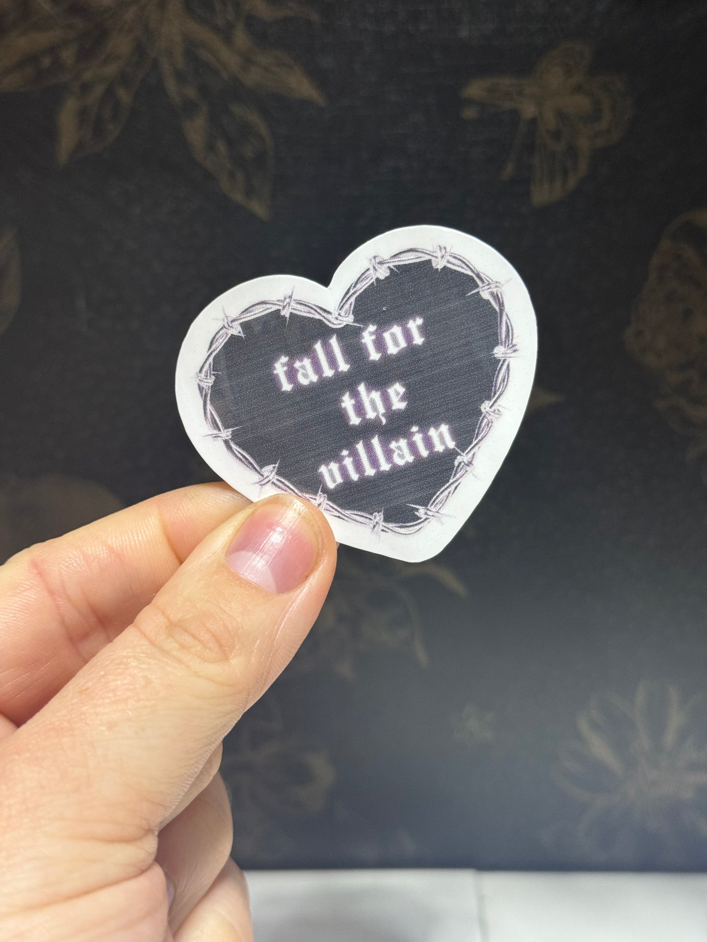 Fall for the villain sticker