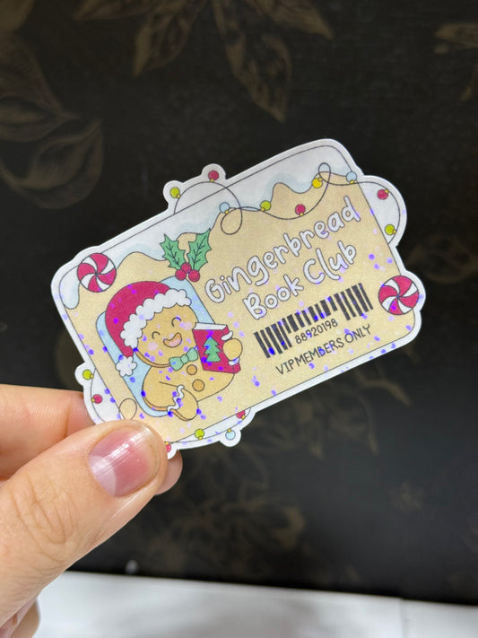 Gingerbread club sticker