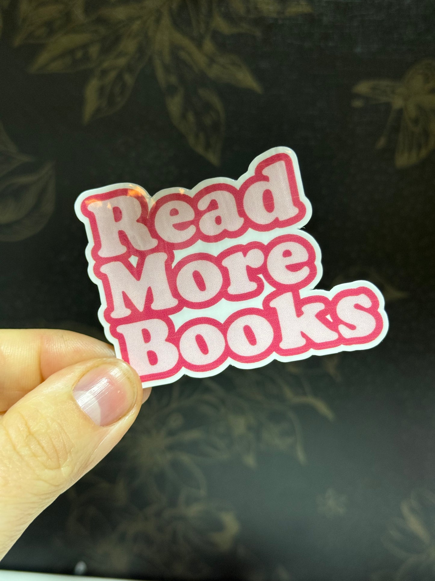 Read more books sticker
