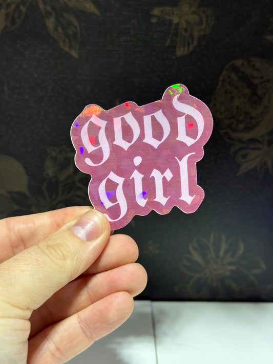 Good girl sticker