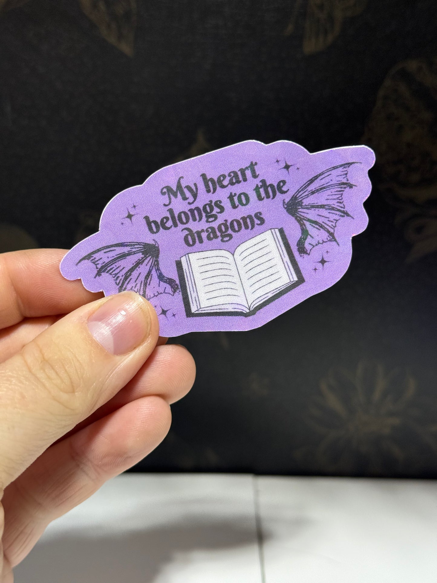 Belongs to dragons sticker