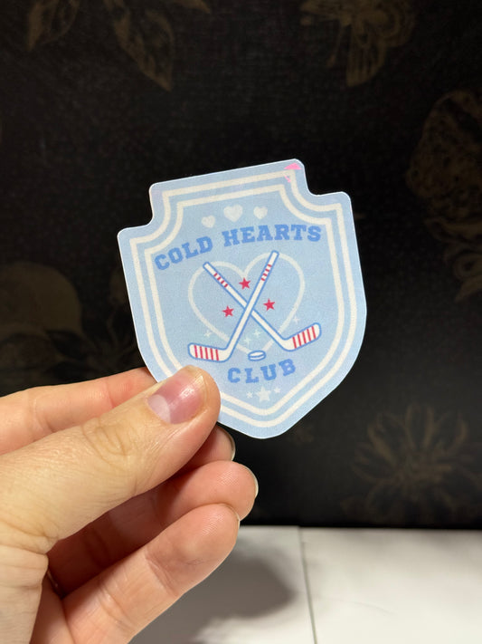 Cold hearts sticker