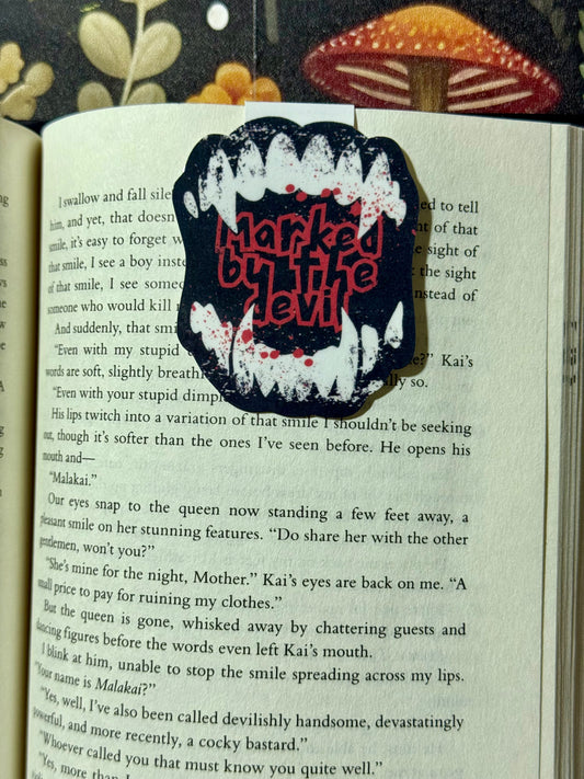 Marked magnetic bookmark