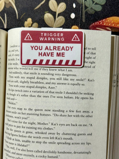 Already have me magnetic bookmark