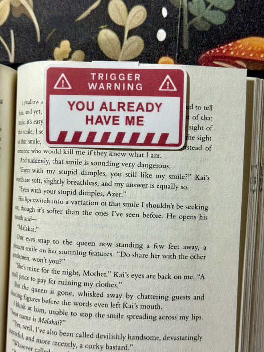 Already have me magnetic bookmark