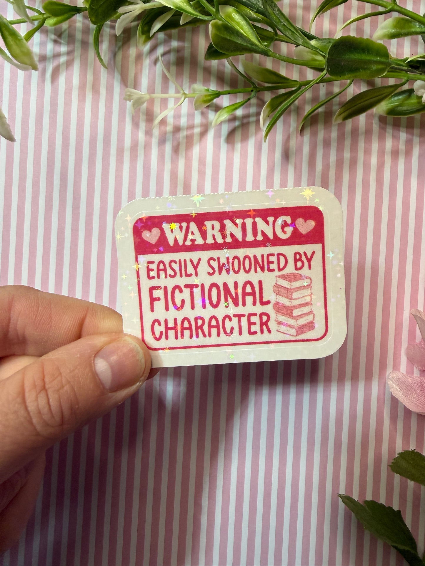 Easily swooned sticker