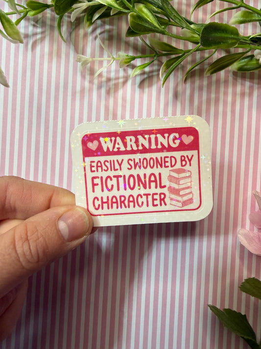 Easily swooned sticker