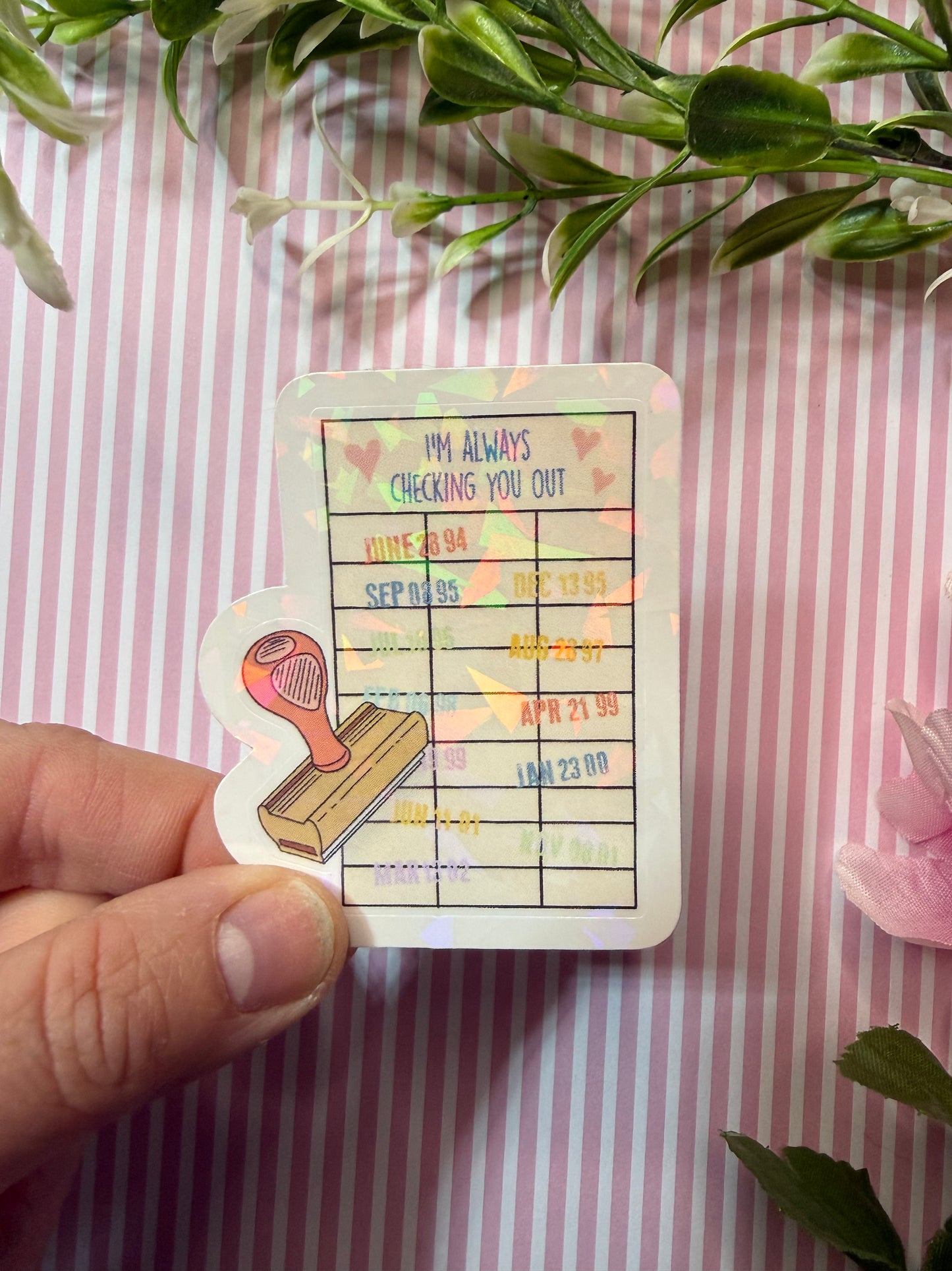 Checking you out sticker