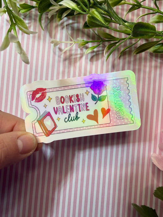 Valentine club sticker