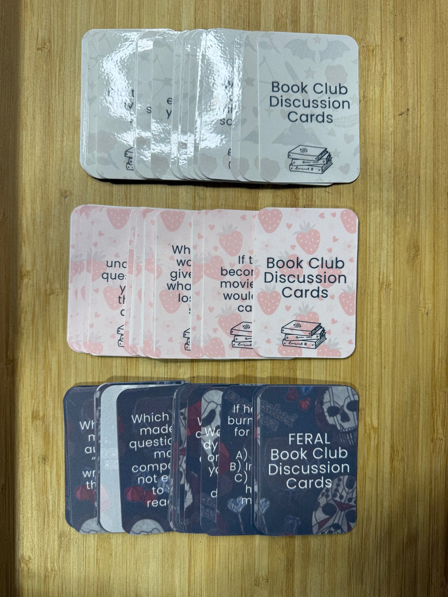 Book Club Cards