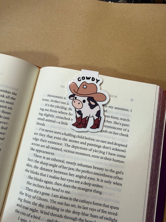 Cowdy Magnetic Bookmark