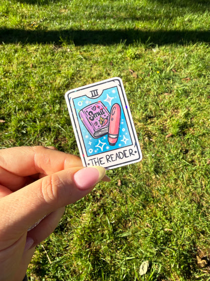 the smutty reader sticker