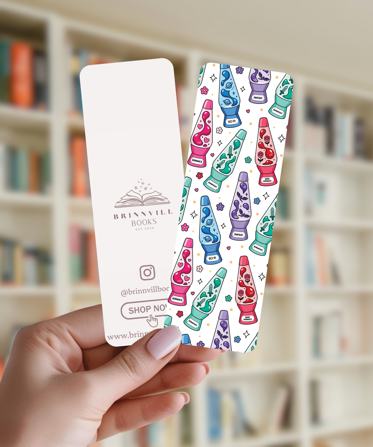 Book Lava Lamp Bookmark