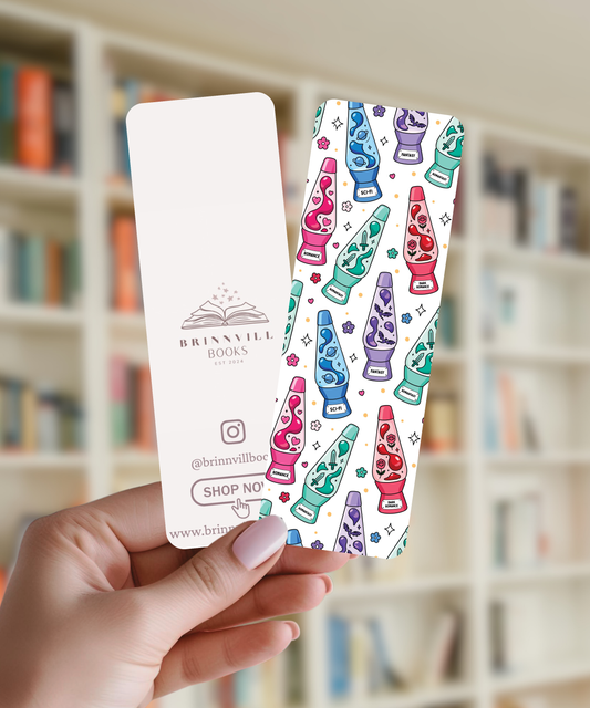 Book Lava Lamp Bookmark