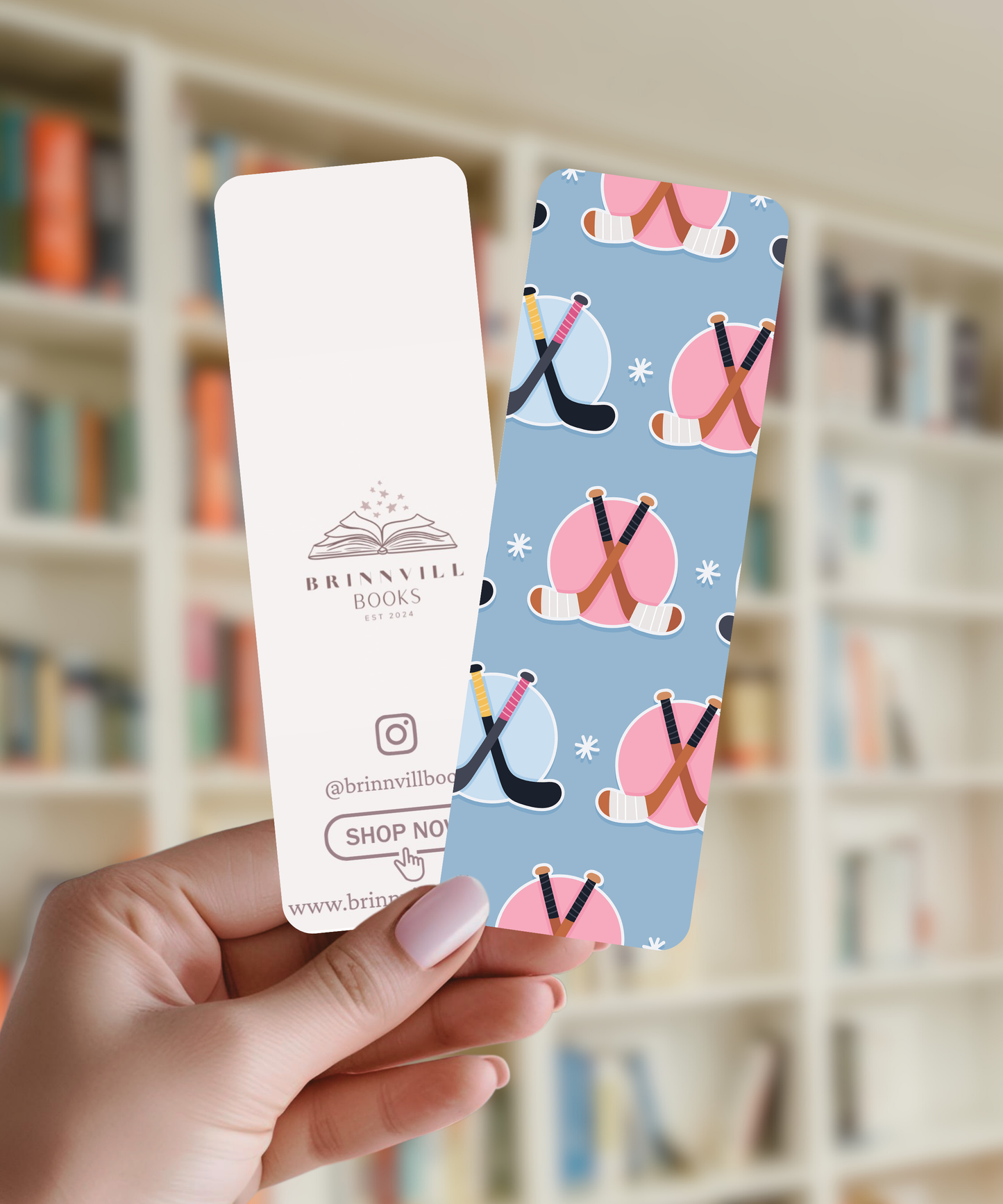 Hockey Sticks Bookmark