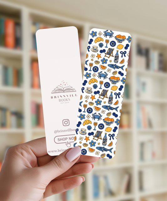 Coastal Croissant Bookmark