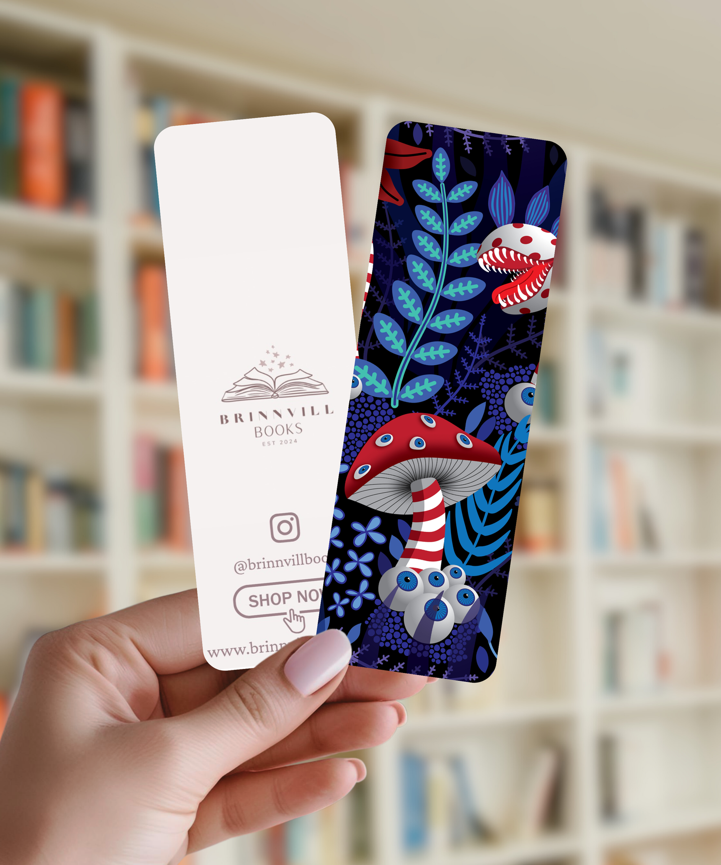 Mushroom Eyes Bookmark
