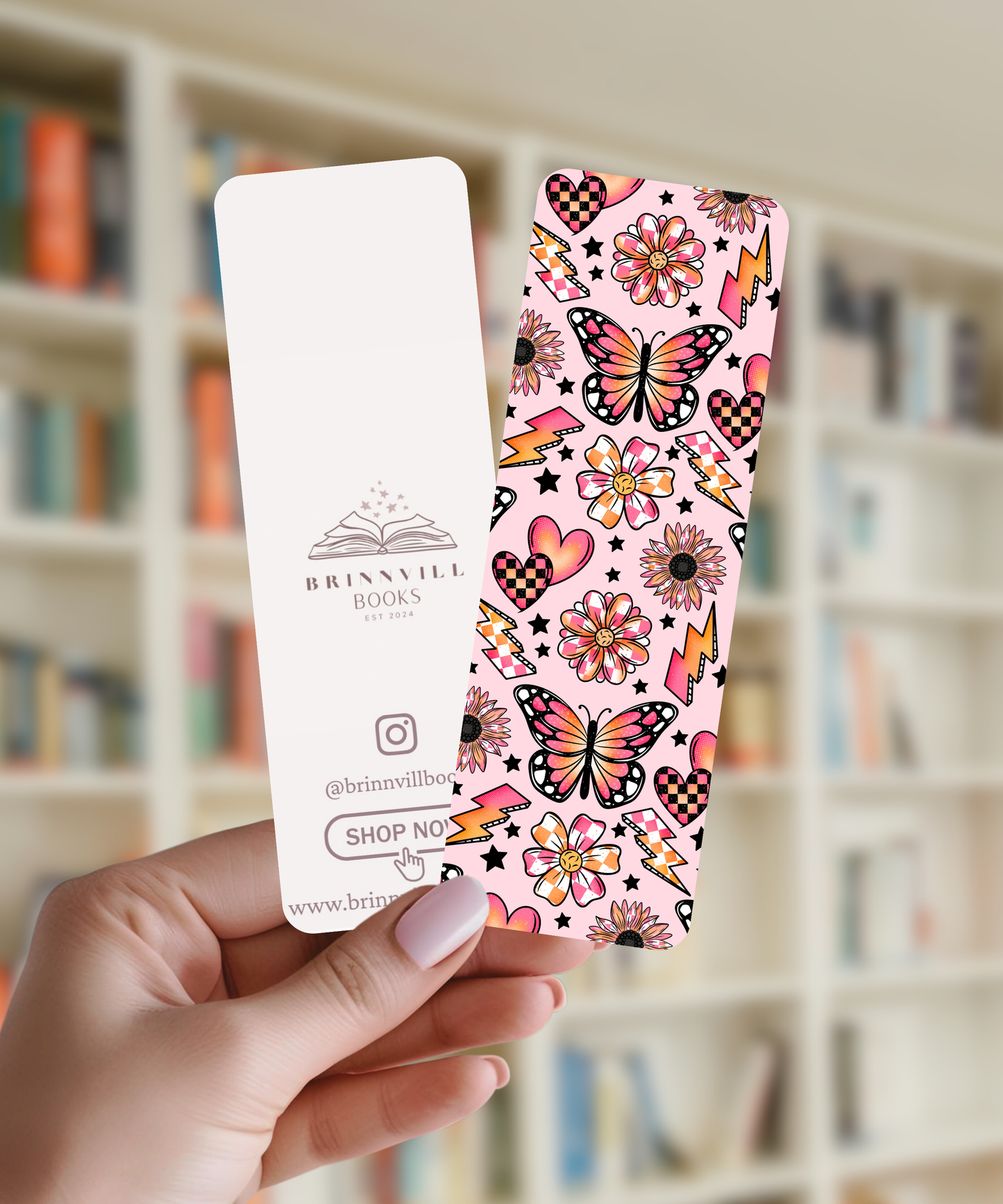 Retro Butterfly Bookmark