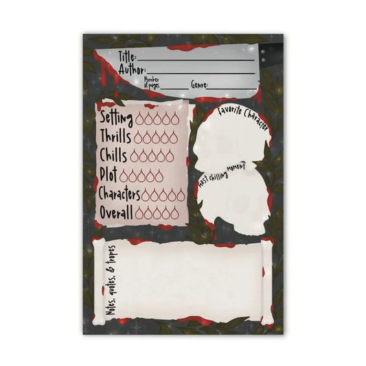 Horror Notes Notepad