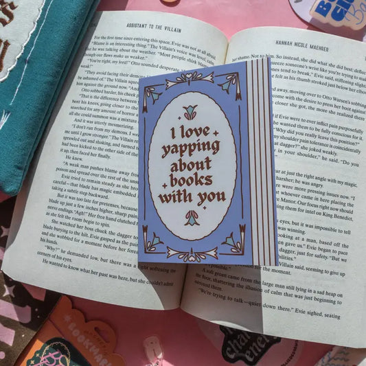 Yapping about books card