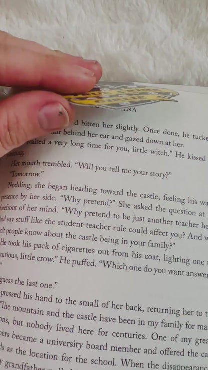 True crime girlie magnetic bookmark