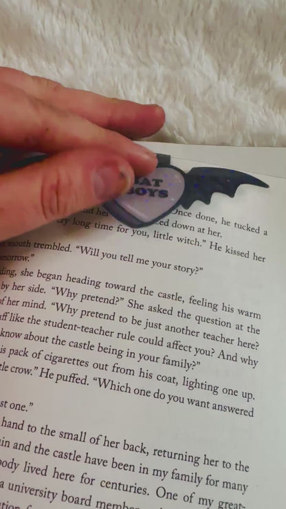 Bat boys magnetic bookmark